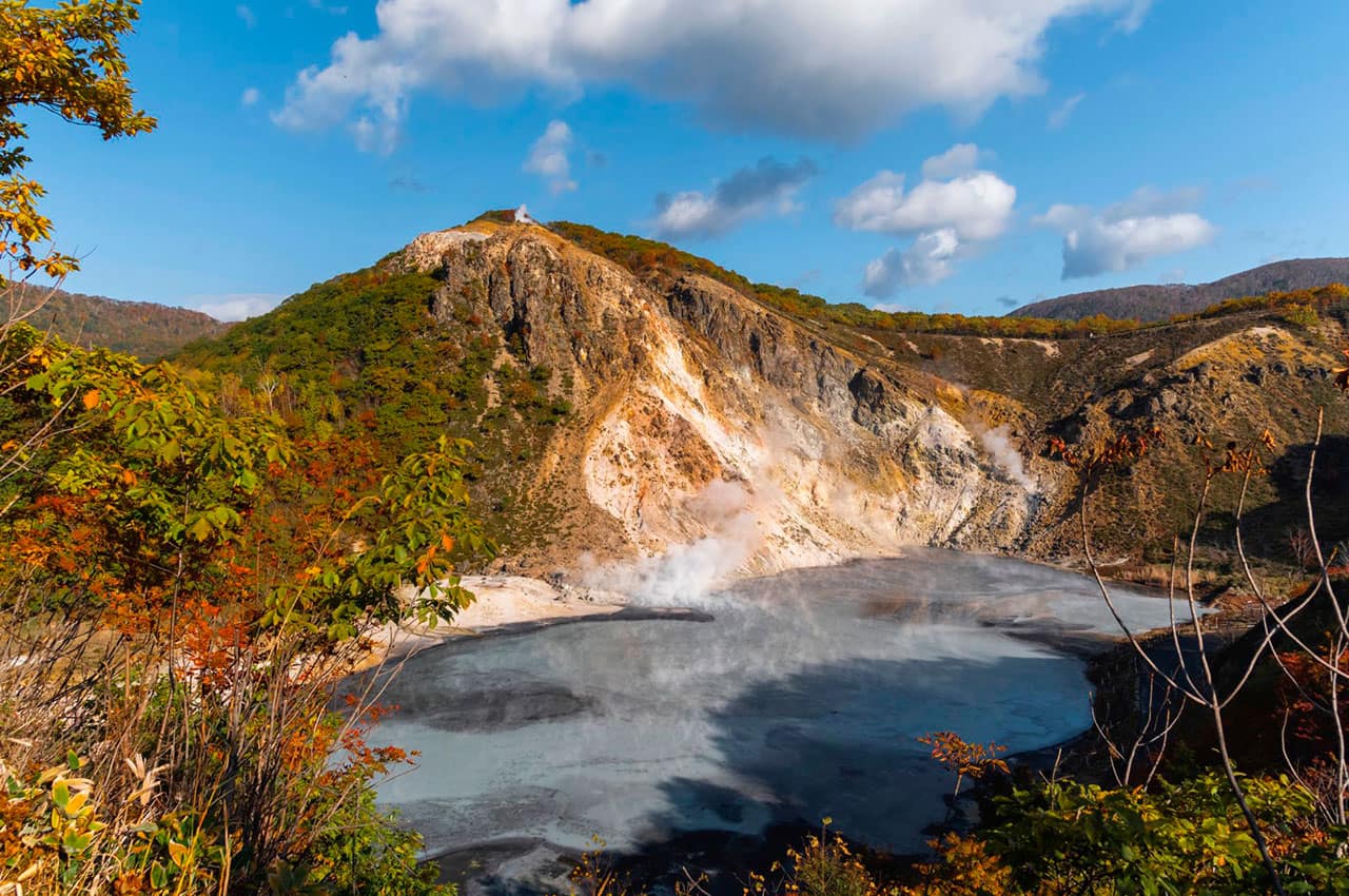 Noboribetsu japao hokkaido japan tourism paisagem montanha