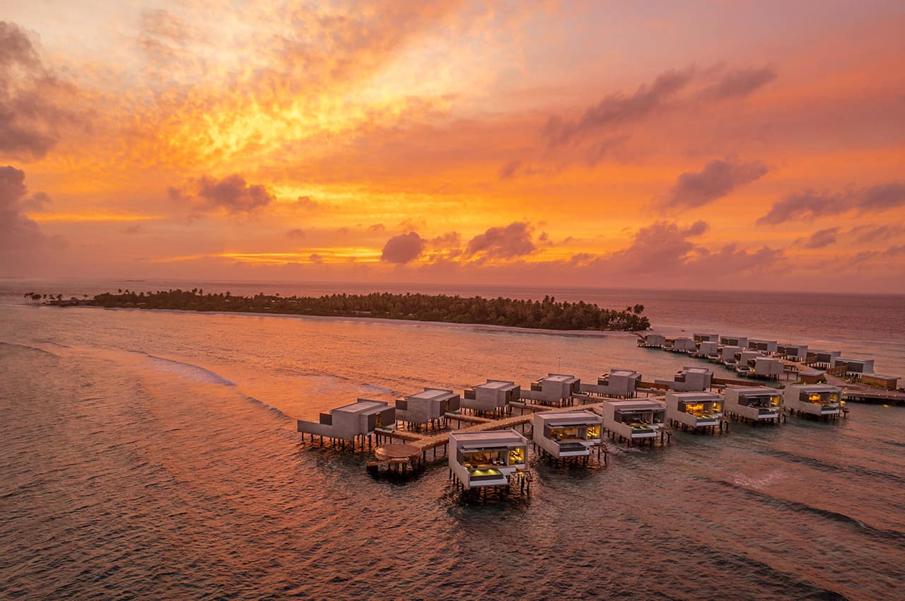 Alila kothaifaru maldives por do sol