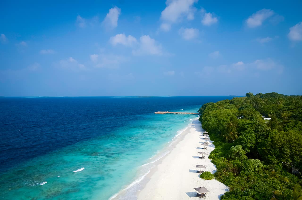 Amilla Maldives praia