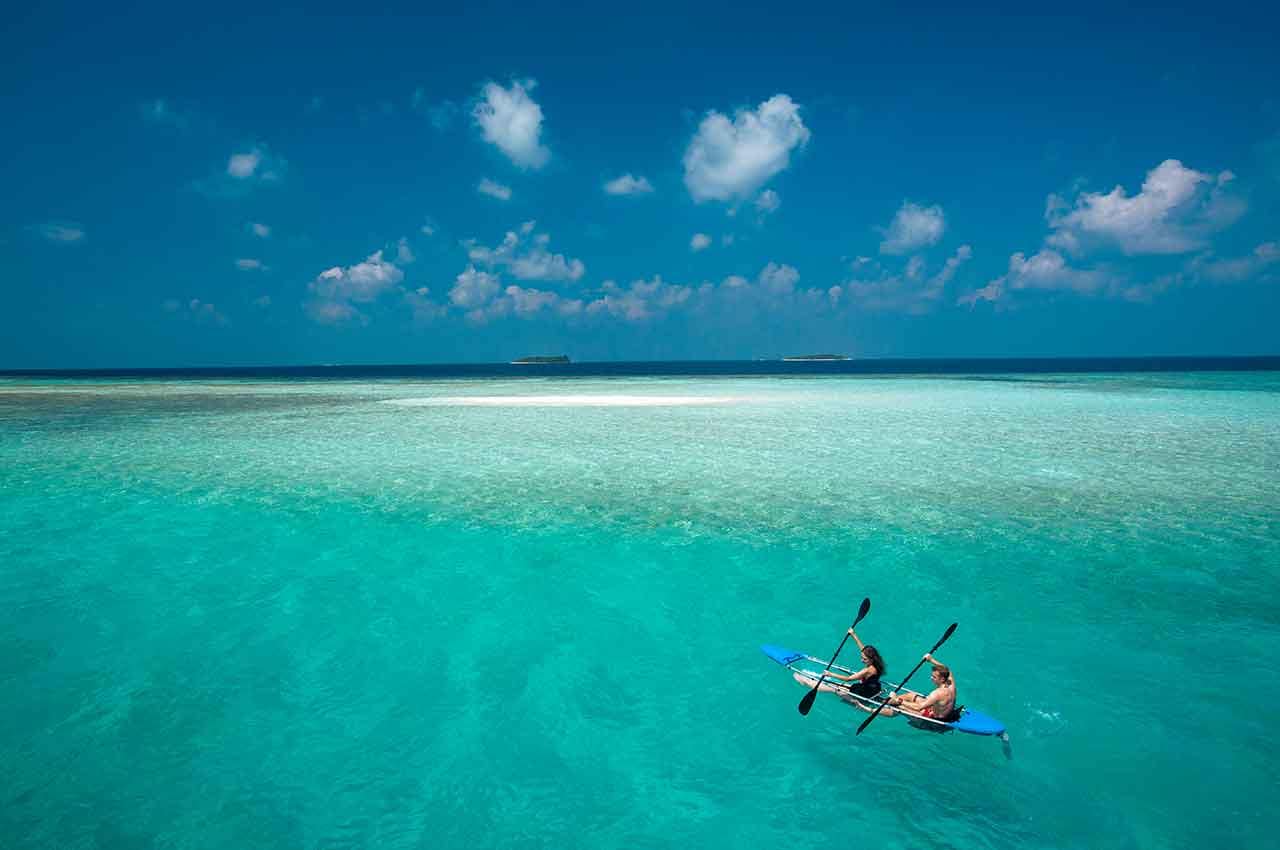 baros maldives transparent kayak