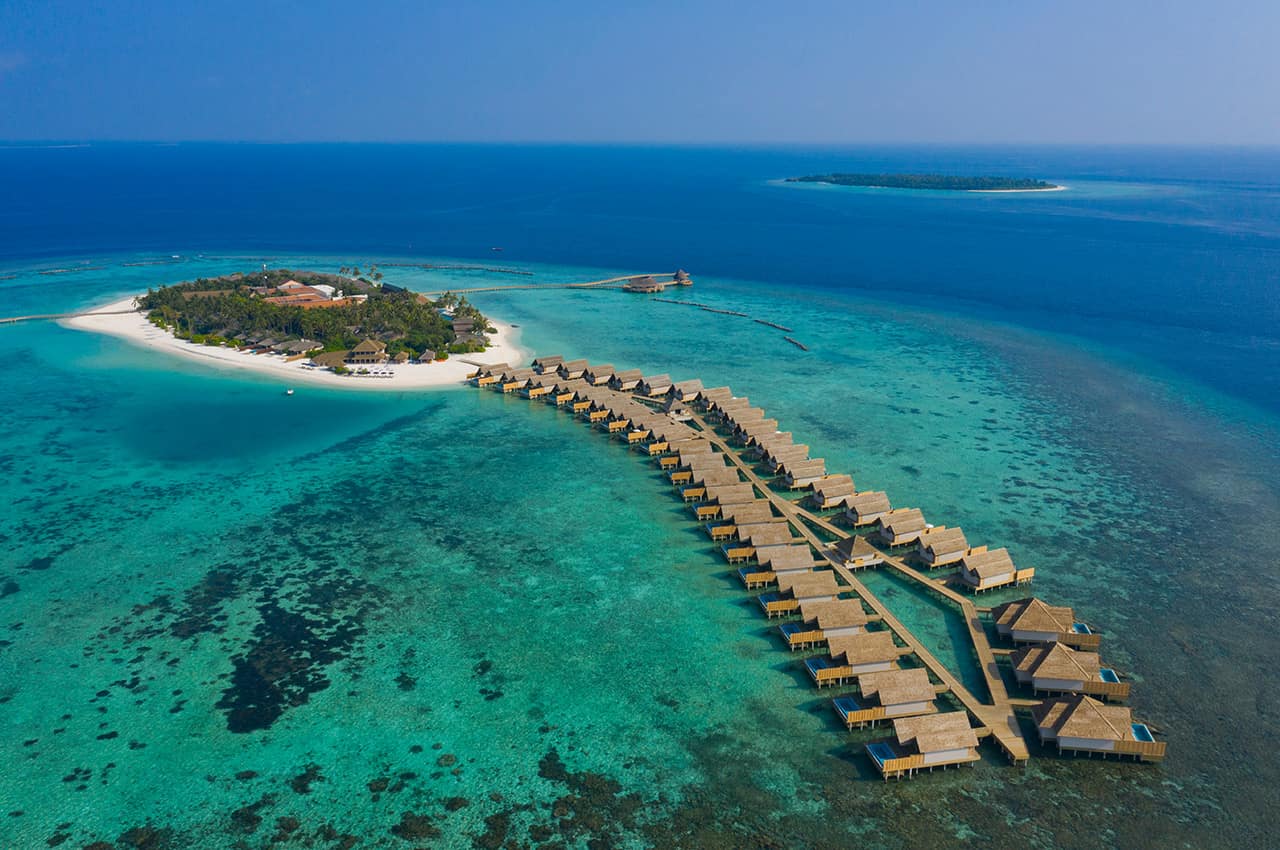 Emerald faarufushi resort vista aerea
