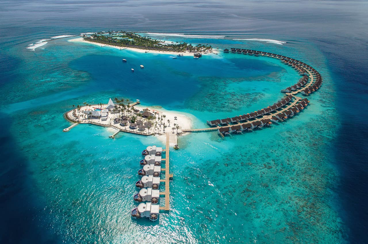 Oblu select at sangeli maldives vista aerea