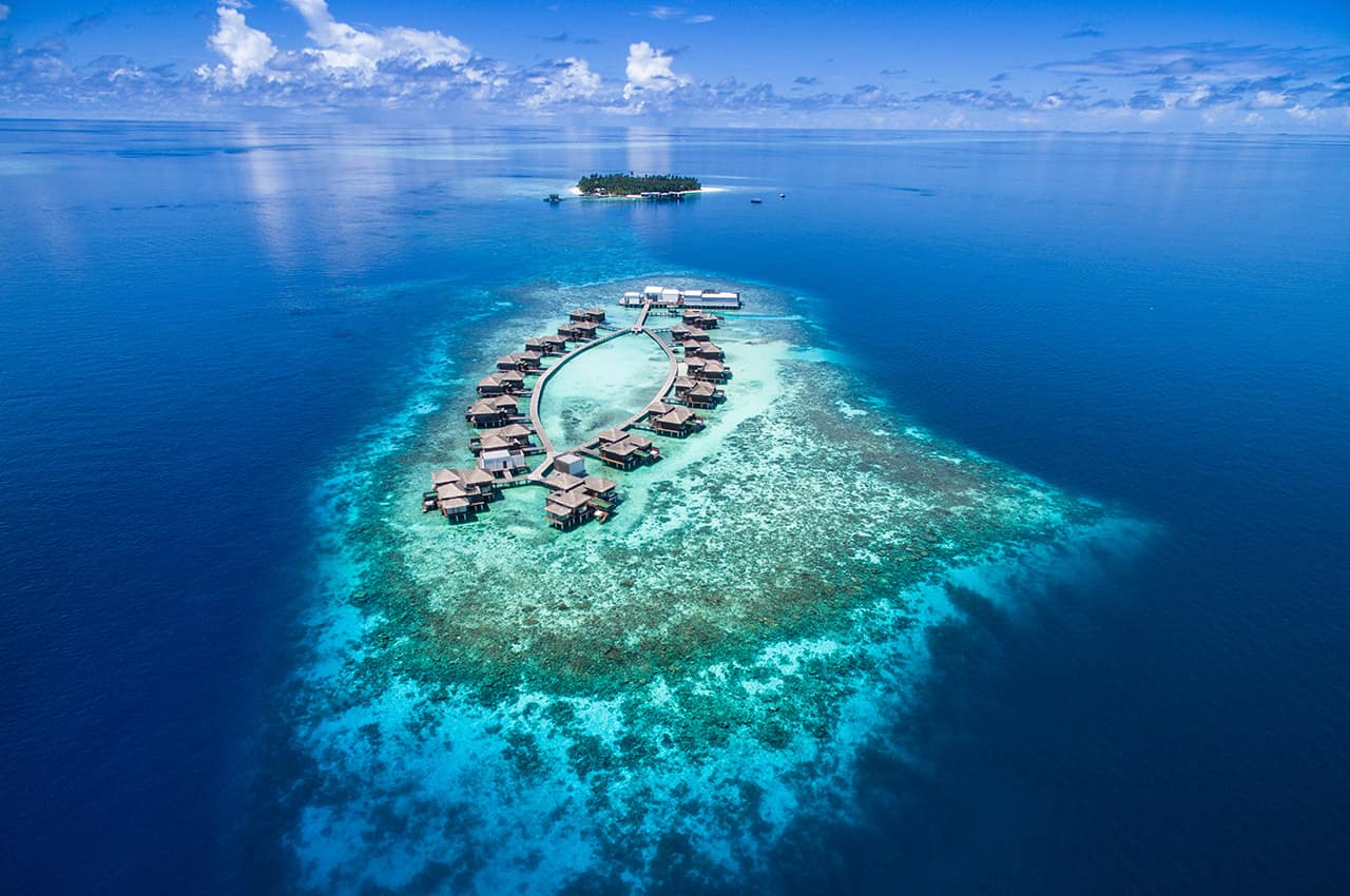 Raffles maldives meradhoo vista aerea