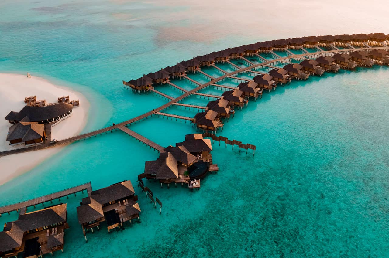Sun siyam irufushi maldivas aerial view photo