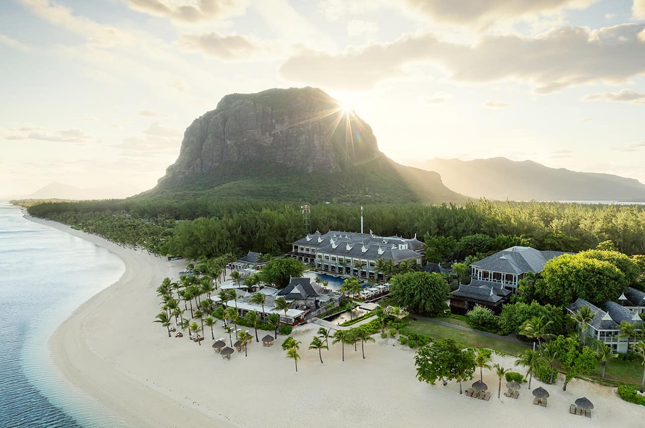 Mauritius the st regis le morne resort vista aerea hotel