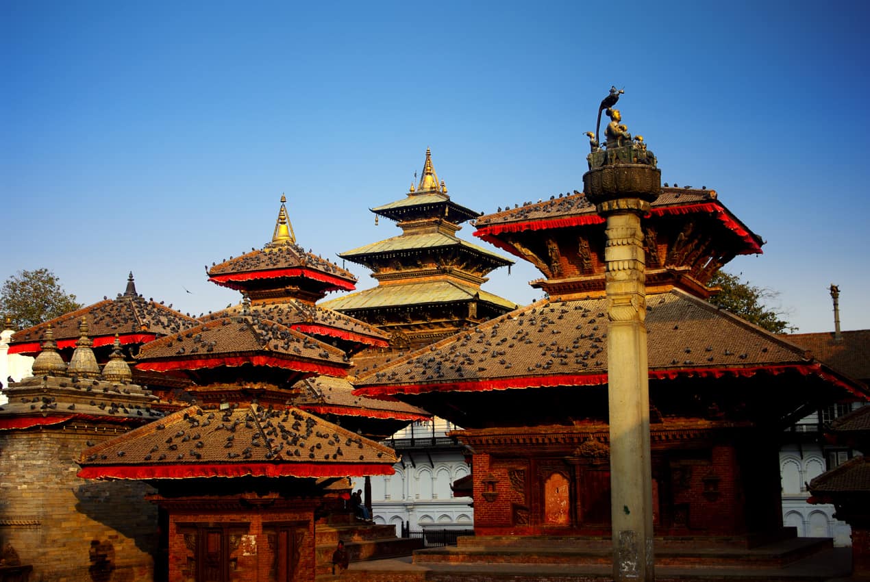 Ponto turístico Praça Durbar, Catmandu, Nepal