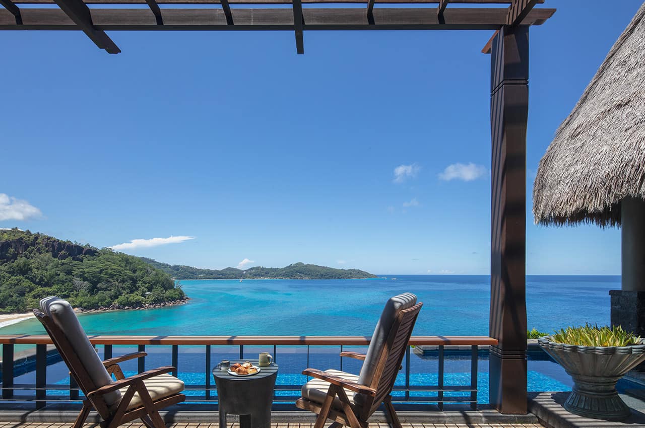 Anantara maia seychelles villas premier ocean view pool villa balcony