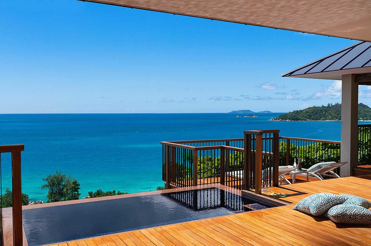 Raffles seychelles ocean view villa