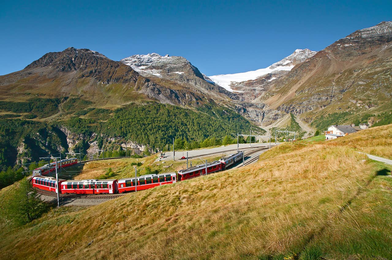 Schweiz tourismus renato bagattini bernina express 