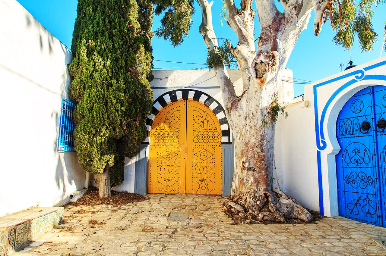 Arquitetura turca - Sidi Bou Said.