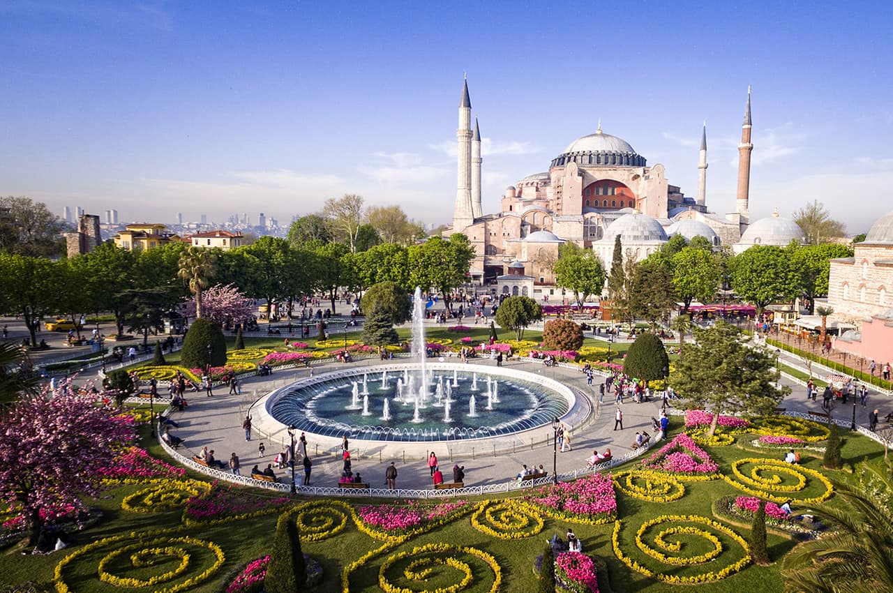 Basílica Santa Sophia em Istambul, Turquia.