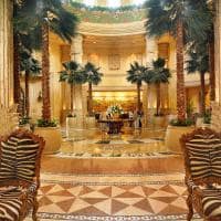 the palace lobby