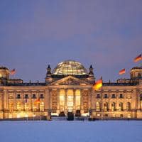 Building of reichstag in berlin germany