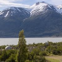 Argentina pristine camp vista com tendas