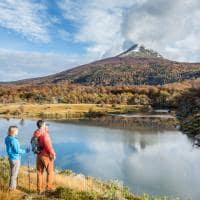 Los cauquenes trekking no outono