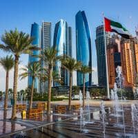 Arquitetura moderna Abu Dhabi Emirados Árabes