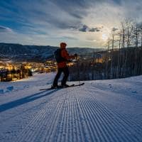 Aspen Colorado esqui montanha por do sol