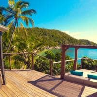 Australia bedarra island resort villa treehouse deck