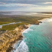 Australia lla southern ocean lodge vista do lodge amanhecer