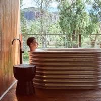 Luxury lodges australia mt mulligan outback queensland outuback outdoor tub