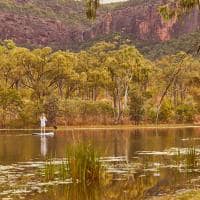 Luxury lodges australia mt mulligan outback queensland paddle boarding