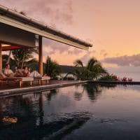 Luxury lodges of australia orpheus island lodge great barrier reef lodge pool evening