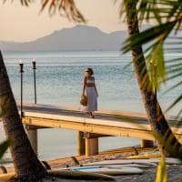 Luxury lodges of australia orpheus island lodge great barrier reef secenery jetty sunset