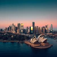Tourism australia sydney opera house por do sol