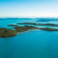 Vista aérea Hamilton Island, Austrália