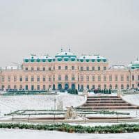 Belvedere palace at winter