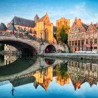 Belgica gent catedral medieval sint michielskerkt