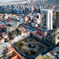 Bolivia la paz vista aerea