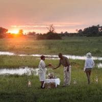 Botswana great plains duba plains camp sundowner