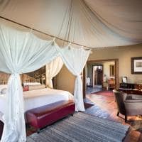 Botswana great plains duba plains camp tenda decoracao