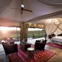 Botswana great plains duba plains camp tenda quarto vista