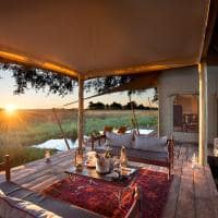 Botswana great plains duba plains camp tenda varanda