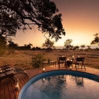 Botswana great plains selinda explorers piscina por do sol