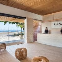 Janeiro hotel lobby de frente para o mar