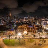Paraiba joao pessoa bara hotel vista noturna