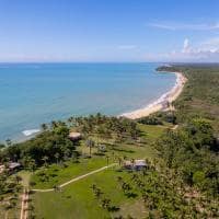 Ponta da juacema bahia caraiva aerial
