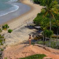 Ponta da juacema bahia caraiva vista pedra hospede