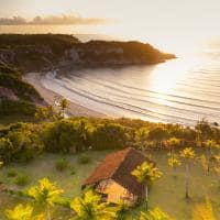 Ponta da juacema bahia caraiva vista sol