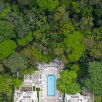 Sao paulo palacio tangara aerial view