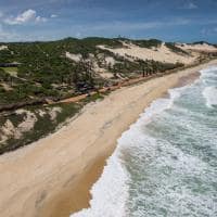 Toca da coruja vista praia
