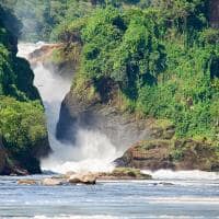Cachoeira em Uganda