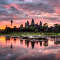 Entardecer em Angkor Wat
