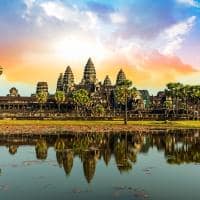 Camboja siemreap angkor wat templo