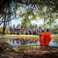 Monges Angkor Wat Camboja