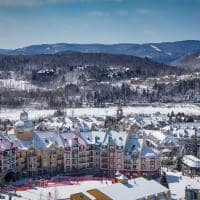 Canada tremblant vista cidade