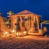 Curacao baoase luxury resort jantar romantico gazebo